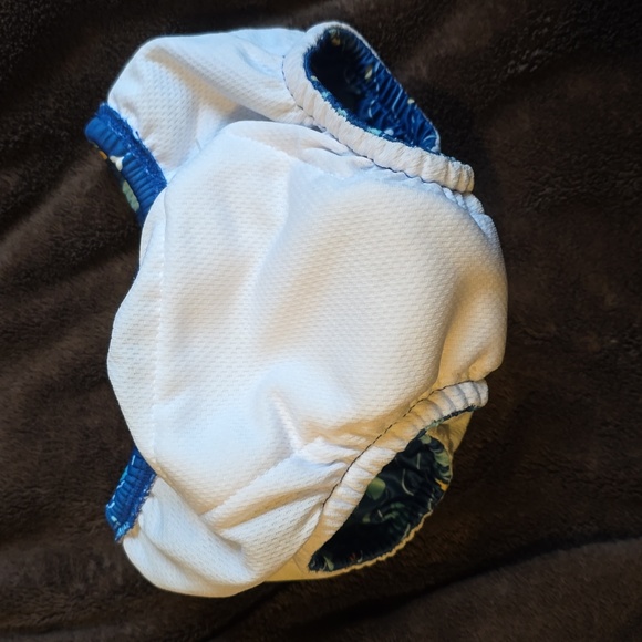 HP🎉EUC - iPlay Swim Diaper Cover in Blue, 18M, Whale & Fish Theme, UPF 50+ - Picture 8 of 9